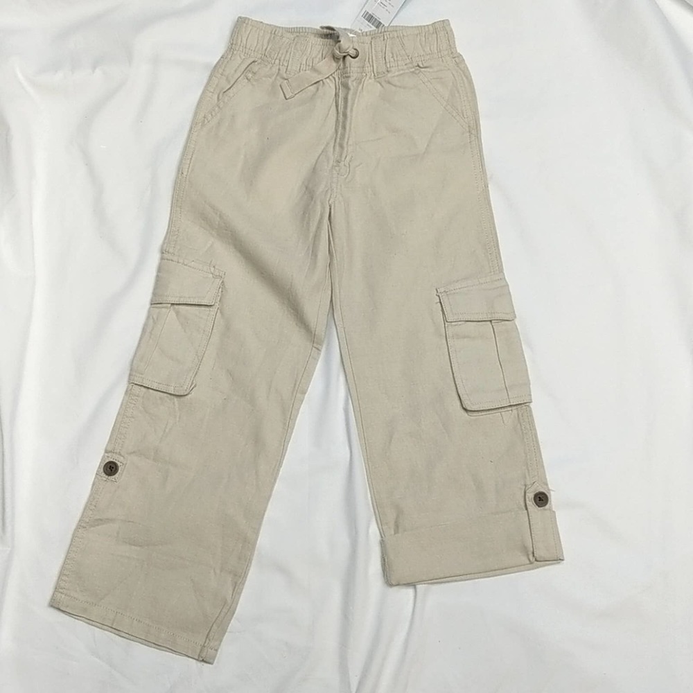 Gymboree Linen Blend Pants Capris size 7 NWT